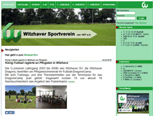 Tablet Screenshot of fussball-witzhave.de